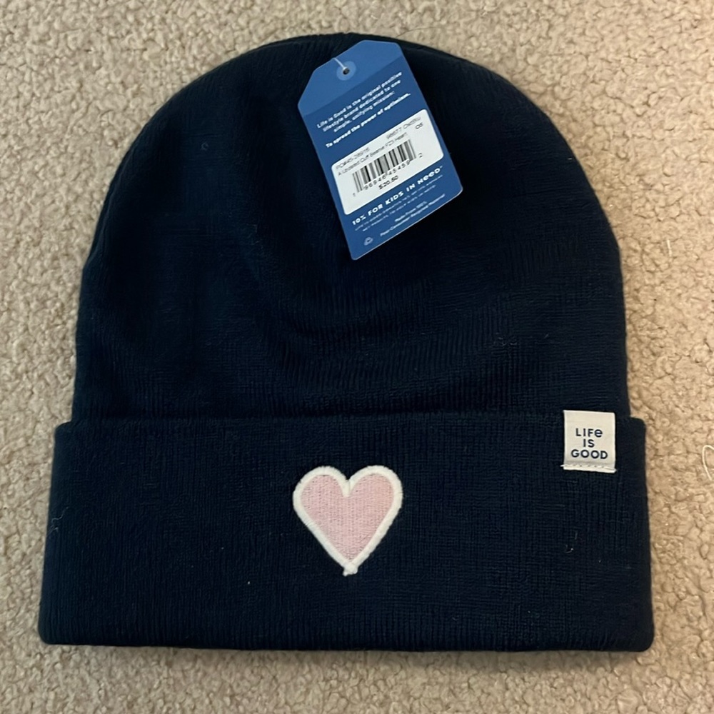 NWT Life Is Good beanie